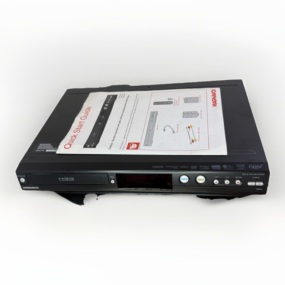 Magnavox MDR537H/F7DVDDVD-R Burner HDDDVR Video Recorder...